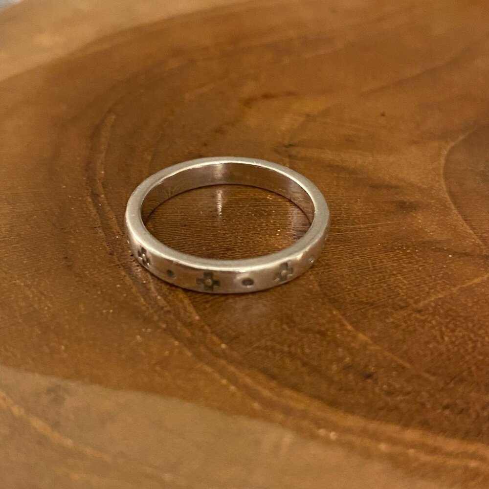 Retired James Avery Stackable Cross Ring, Size 7.… - image 1